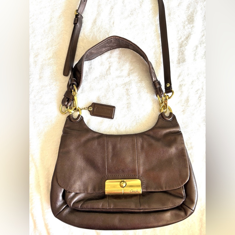 Coach Kristin Metallic Hobo Bag